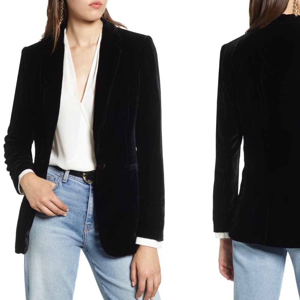 Halogen Velvet Blazer size XS